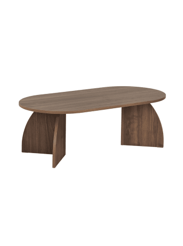 CALICOSY Couchtisch SÉLÈNE in Nussbaum - (W)120 x (H)40 x (L)60 cm