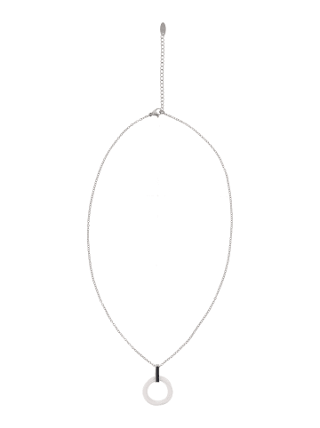 usha WHITE LABEL Women Chain Necklace in Silver White