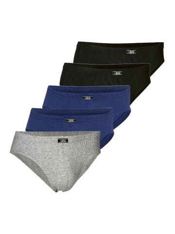 JBS Mini Slip / Unterhose Cotton in Blau / Grau / Schwarz