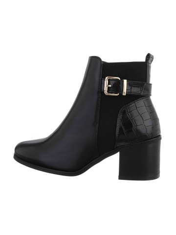 Ital-Design Stiefelette in Schwarz