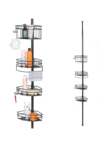 bremermann Teleskop-Badregal 4 Ablagekörbe