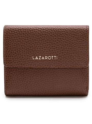 Lazarotti Bologna Leather Geldbörse Leder 12 cm in brown