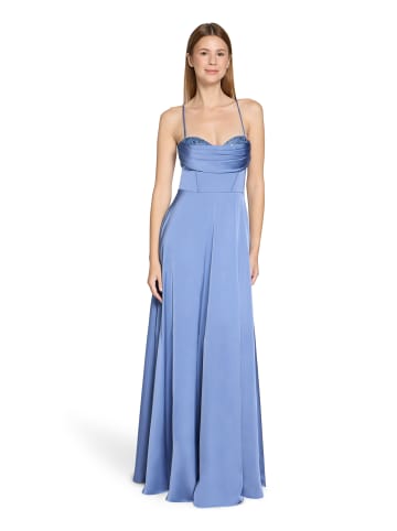 Vera Mont Abendkleid mit Wasserfallausschnitt in Smoky Lavender