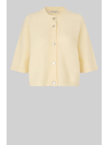 SECOND FEMALE ANDREA KNIT RIB CARDIGAN in Alabaster Gleam