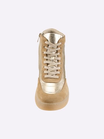 Andrea Conti Sneaker in gold-beige