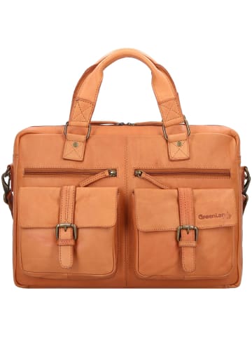 Greenland Nature Aktentasche Leder 42 cm braun