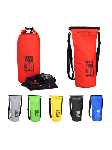 relaxdays Ocean Pack in Rot - 30 l