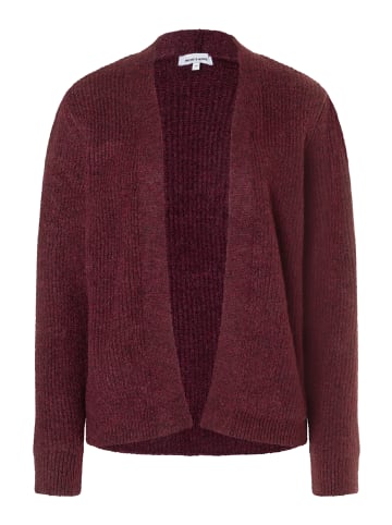 More & More weicher Rippstrickcardigan in ruby orchid