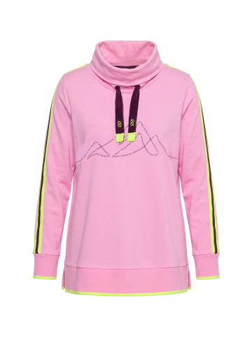 LAURASØN Sweatshirt in hell pink