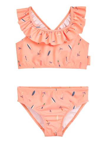 Playshoes UV-Schutz Bikini Surfbrett Palme in altrosa