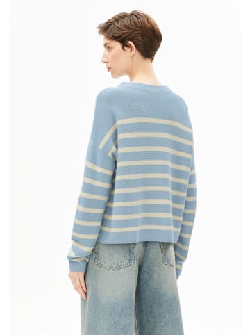 armedangels Strickpullover Merinaa in hellblau ecru - 0001