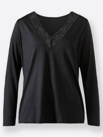 WITT WEIDEN Shirt in schwarz