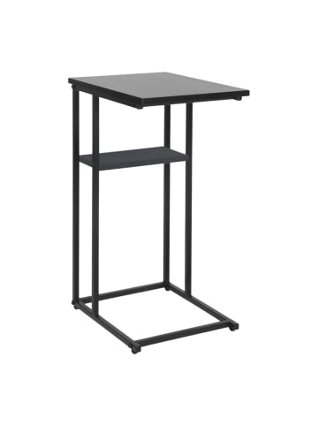 relaxdays Beistelltisch in Schwarz - (B)40 x (H)60 x (T)30 cm