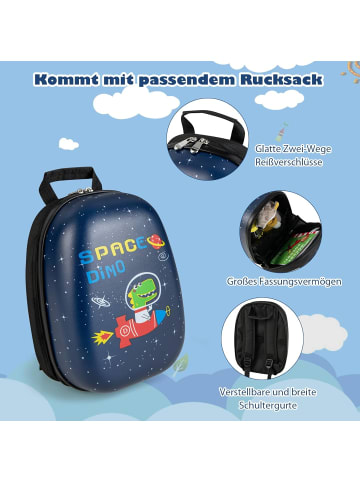 COSTWAY 2 tlg. Trolley mit Rucksack in Schwarz