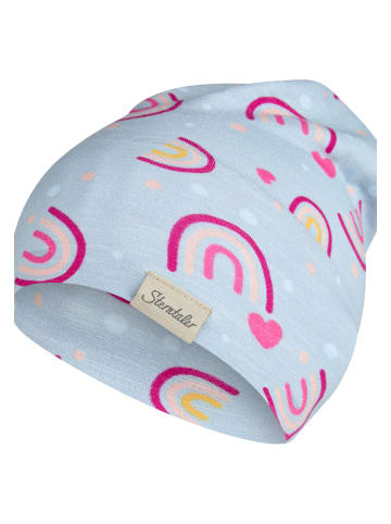 Sterntaler Beanie Regenbogen in bleu