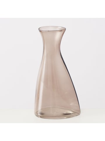 Boltze Glasvase ERULA in Beige, 24 cm