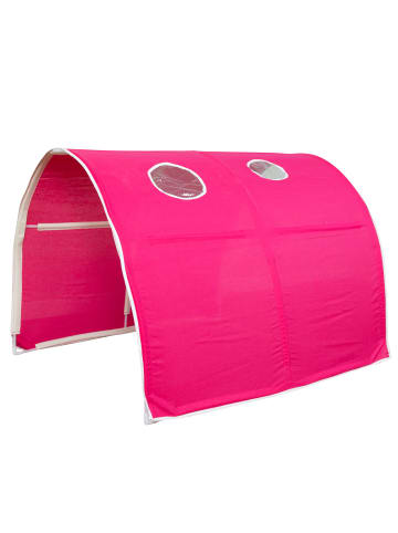 Homestyle4u Tunnel in Pink für Hochbett