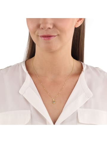 Amor Kette mit Anhänger Gold 585/14 ct in Gold