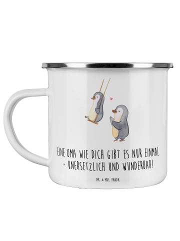 Mr. & Mrs. Panda Tasse Einzigartige Oma mit Spruch in Weiß