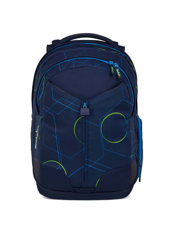 Satch Match - Schulrucksack 45 cm 2025 erw. (seismic green) in blue tech