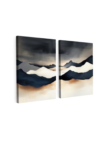 OnlyWow Leinwandbild 2er Set
