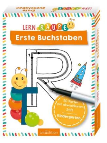 ars edition Nonbook - Lernraupe - Erste Buchstaben