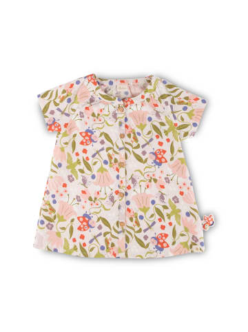 Sigikid Bluse happy ladybug in Weiß/Rosa/Grün