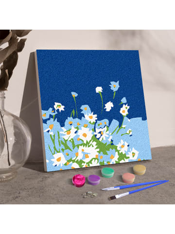 ARTNANAS Exlusive 3D-Strukturmalerei Set -Margeriten