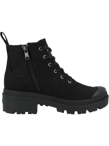 Palladium Schnürboots Pallabase Twill in schwarz