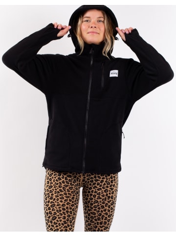 eivy Fleecejacke Techlight Ziphood Fleece in Black
