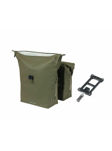 BASIL Doppelpacktasche SoHo Nordlicht MIK in moosgrün