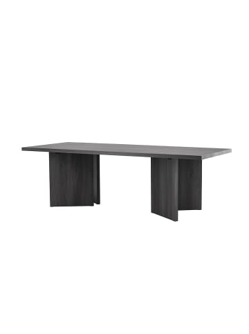 ebuy24 Esstisch Bassholmen Schwarz 100 x 240 cm