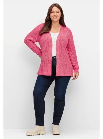 sheego Strickjacke in pink