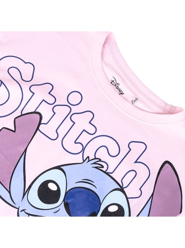Cerda T-Shirt Disney Lilo & Stich mit Fransen in Rosa