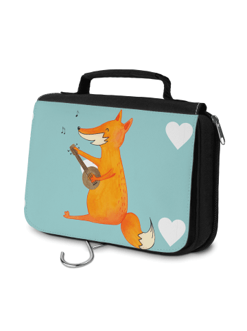 Mr. & Mrs. Panda badtasche Fuchs Gitarre ohne Spruch in Türkis Pastell