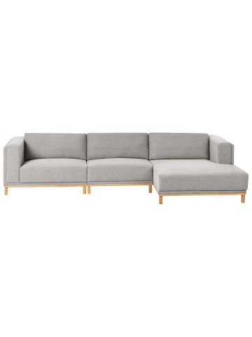 Beliani 4-Sitzer Sofa VENG in Grau - (W) 347 x (H) 84 x (L) 156 cm linksseitig