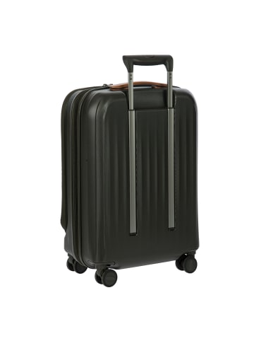 BRIC`s Taormina 4 Rollen Trolley S 57 cm mit Dehnfalte olive