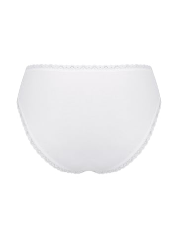 Sloggi Baumwolle, Single-Jersey Slip 3er-Pack 24/7 Cotton Lace in weiß