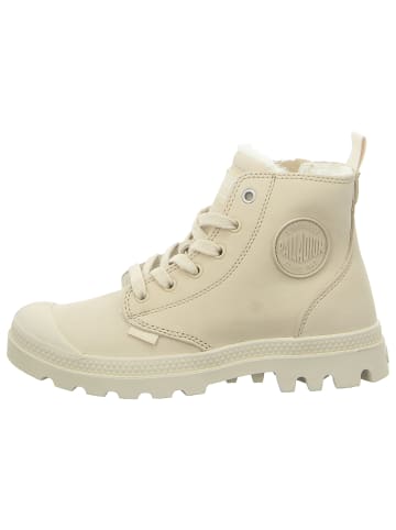 Palladium Schnürstiefelette in beige