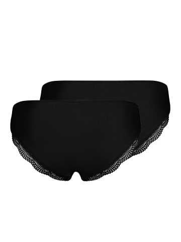 Skiny Slip 2er Pack in Schwarz