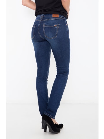 ATT Jeans ATT Jeans ATT JEANS Basic Slim Fit Jeans in leichter Waschung Belinda in darkblue