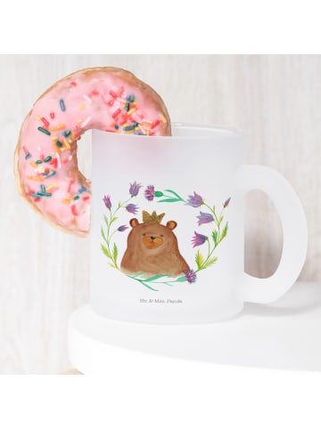 Mr. & Mrs. Panda Haferl Bär Königin ohne Spruch in Transparent