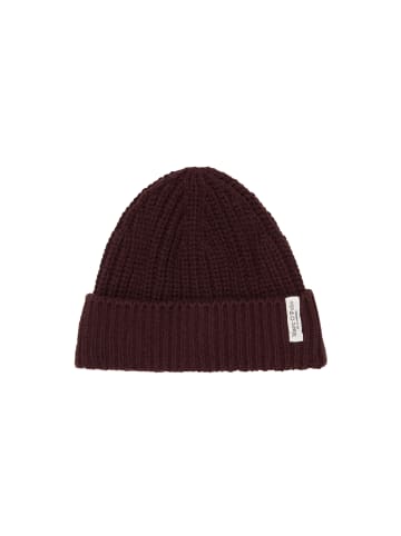 Marc O'Polo Strickmütze in Black Cherry