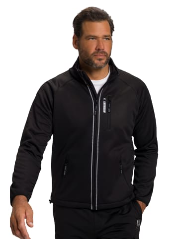 JP1880 Softshelljacke in schwarz