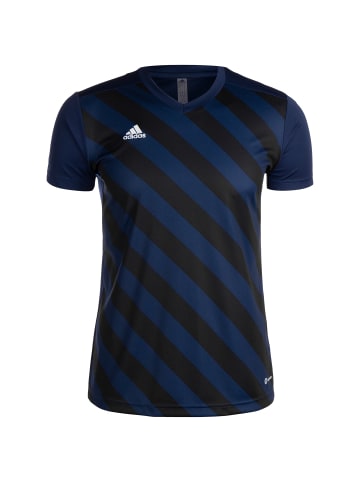 adidas Performance Fußballtrikot Entrada 22 GFX in dunkelblau / schwarz