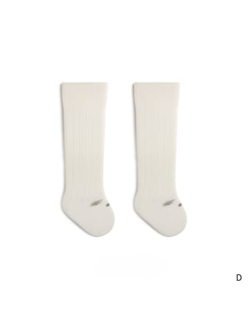 MUNADUNA 5er-Pack hohe Socken in Weiß mit 3D-Ohren