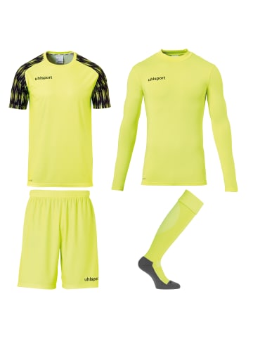 uhlsport  Torwart-Sets REACTION GOALKEEPER SET in fluo gelb/schwarz