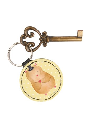 Mr. & Mrs. Panda Anhänger Hamster Hut ohne Spruch in Gelb Pastell