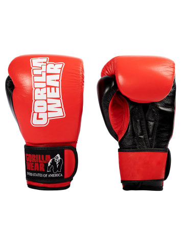 Gorilla Wear Boxhandschuhe - Ashton Pro - Rot/Schwarz
