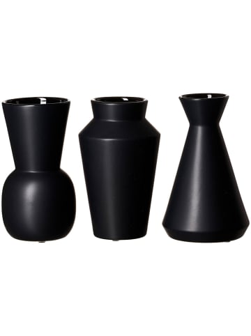 Ritzenhoff & Breker 3er Set Vasen-Set Kalmar 20 cm in schwarz
